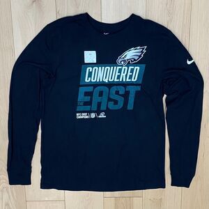 Nike Philadelphia Eagles NFC East Champions Long Sleeve T-Shirt Medium Conquered